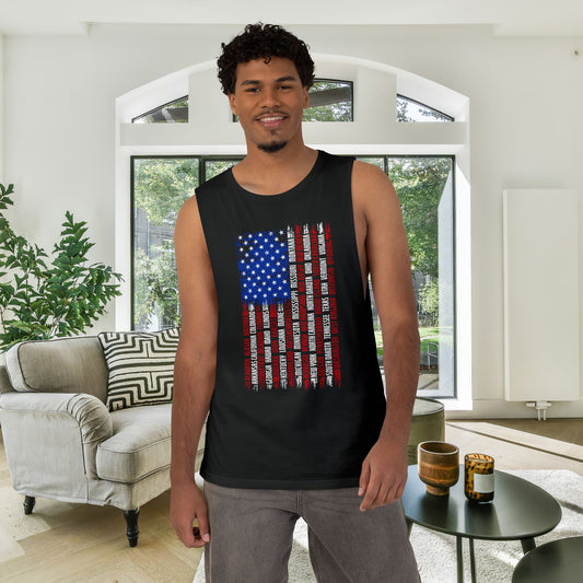 American Flag w/States Tank Top