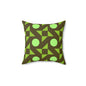 Pistachio Pinwheels Throw Pillow