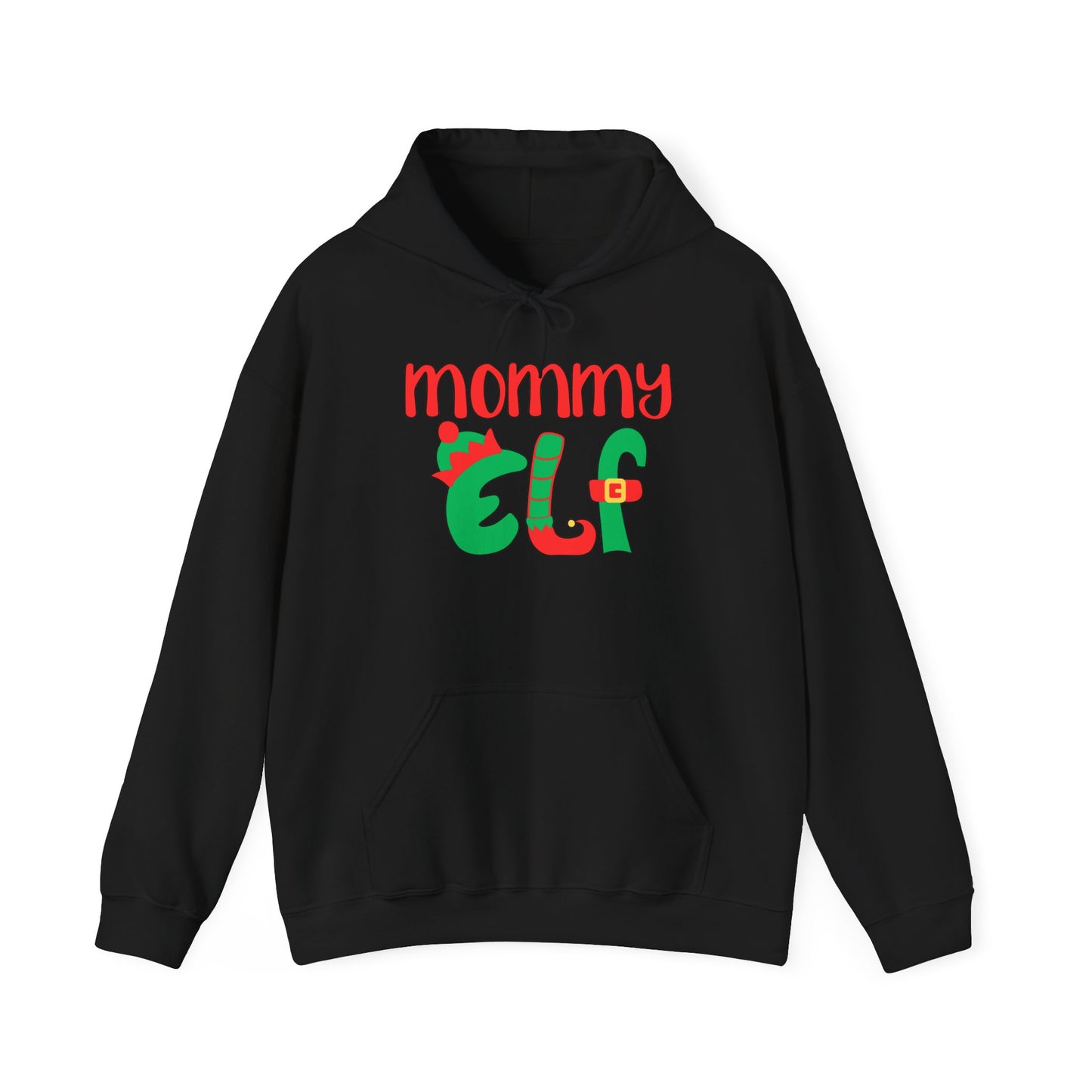 Mommy Elf Adult Heavy Blend™ Hooded Sweatshirt