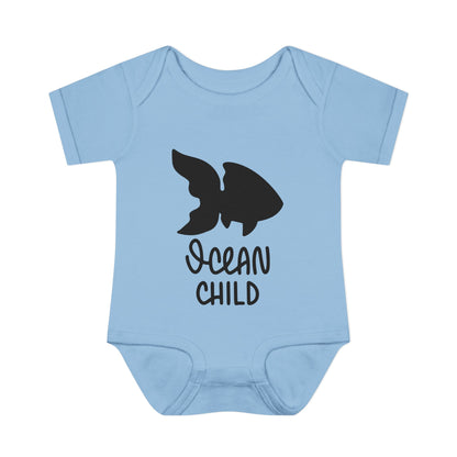 Ocean Child Infant Baby Rib Bodysuit