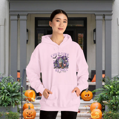 Cold Like My Soul Coffee Club Halloween Heavy Blend™ Hooded Sweatshirt