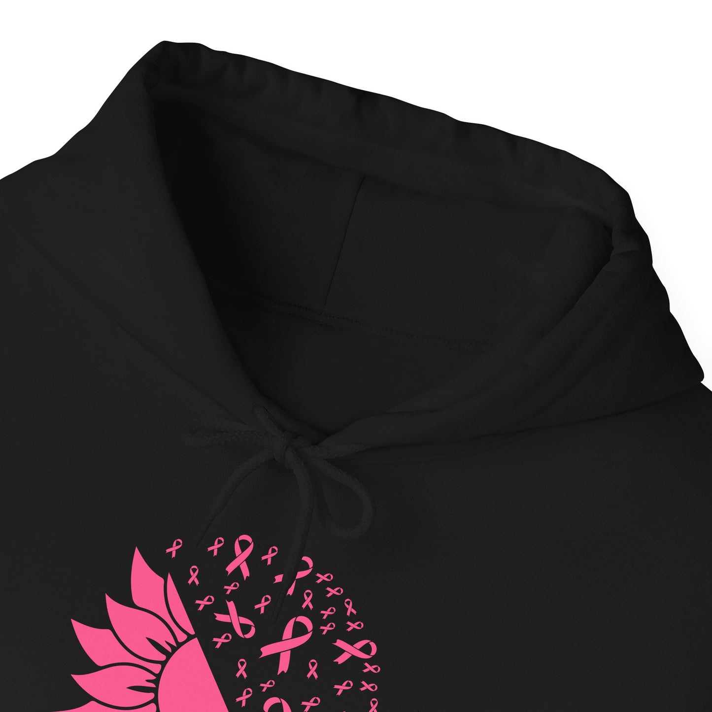 Sunflower & Butterflies Breast Cancer Awareness Adult Heavy Blend™ Hoodie