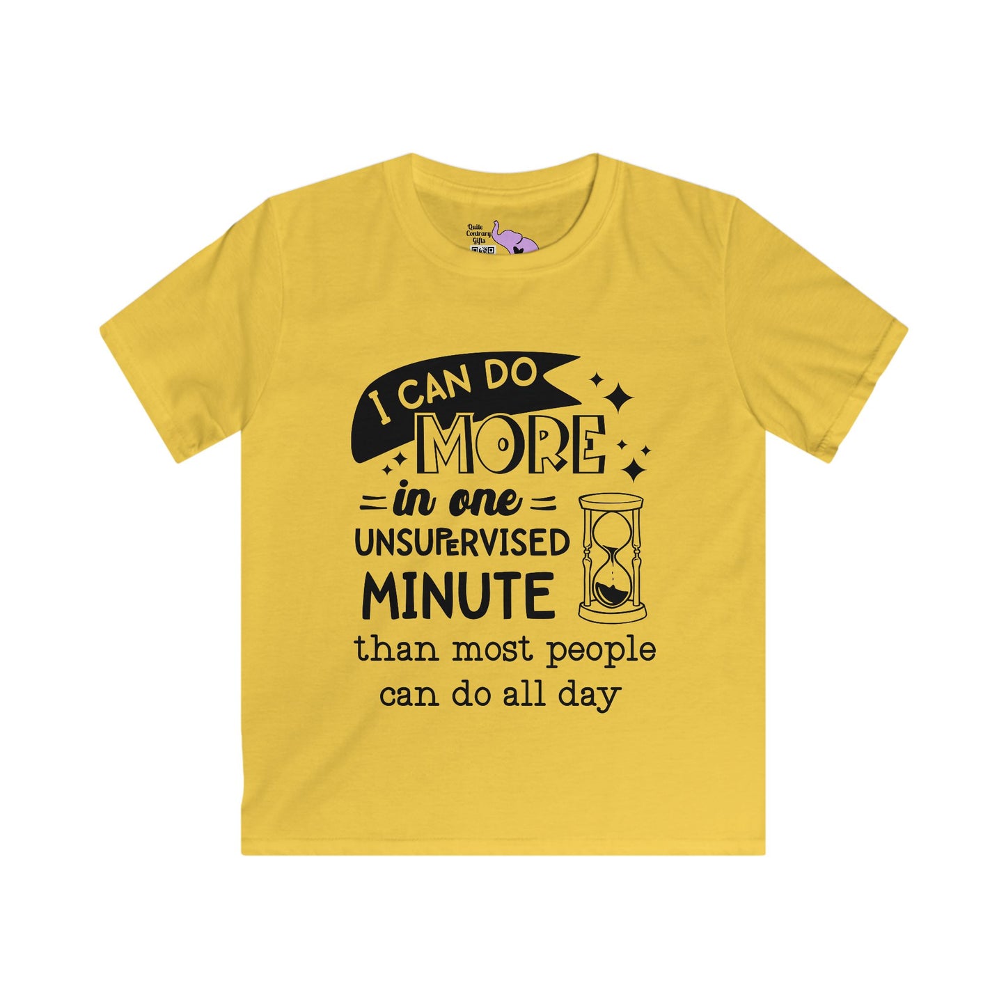 I Can Do More In One Unsupervised Minute... Youth Softstyle Tee