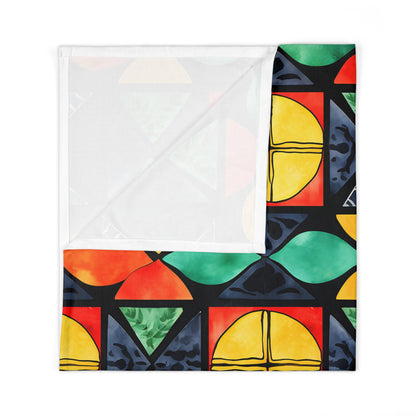 Candlelight Burst Swaddle Blanket