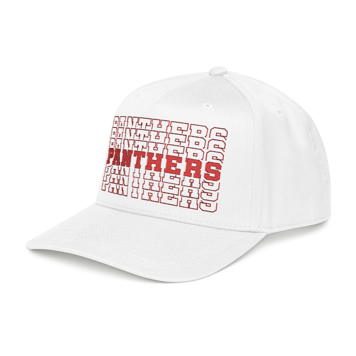 Panthers (Stacked) Mid Profile Baseball Cap