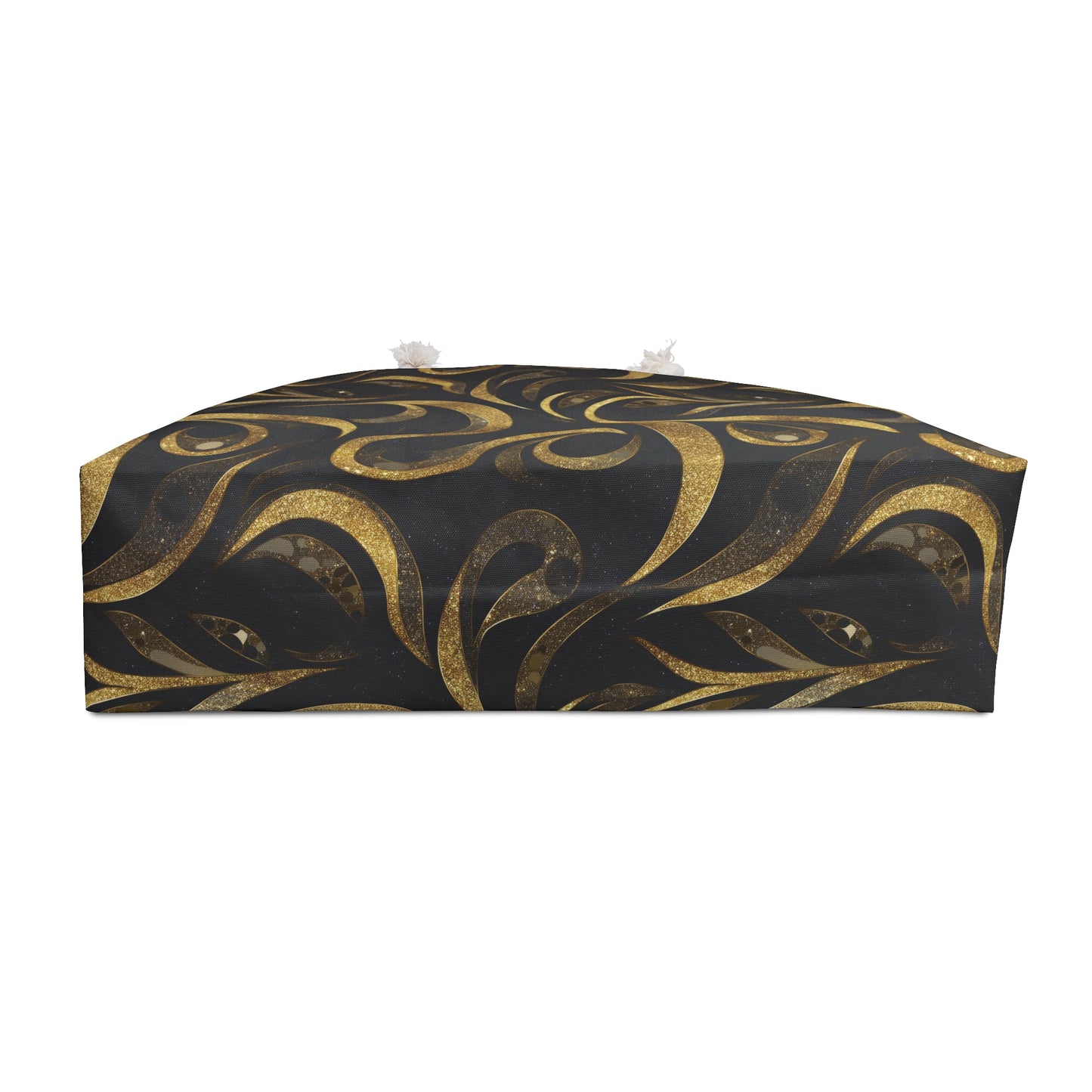 Golden Noir Swirl Weekender Bag