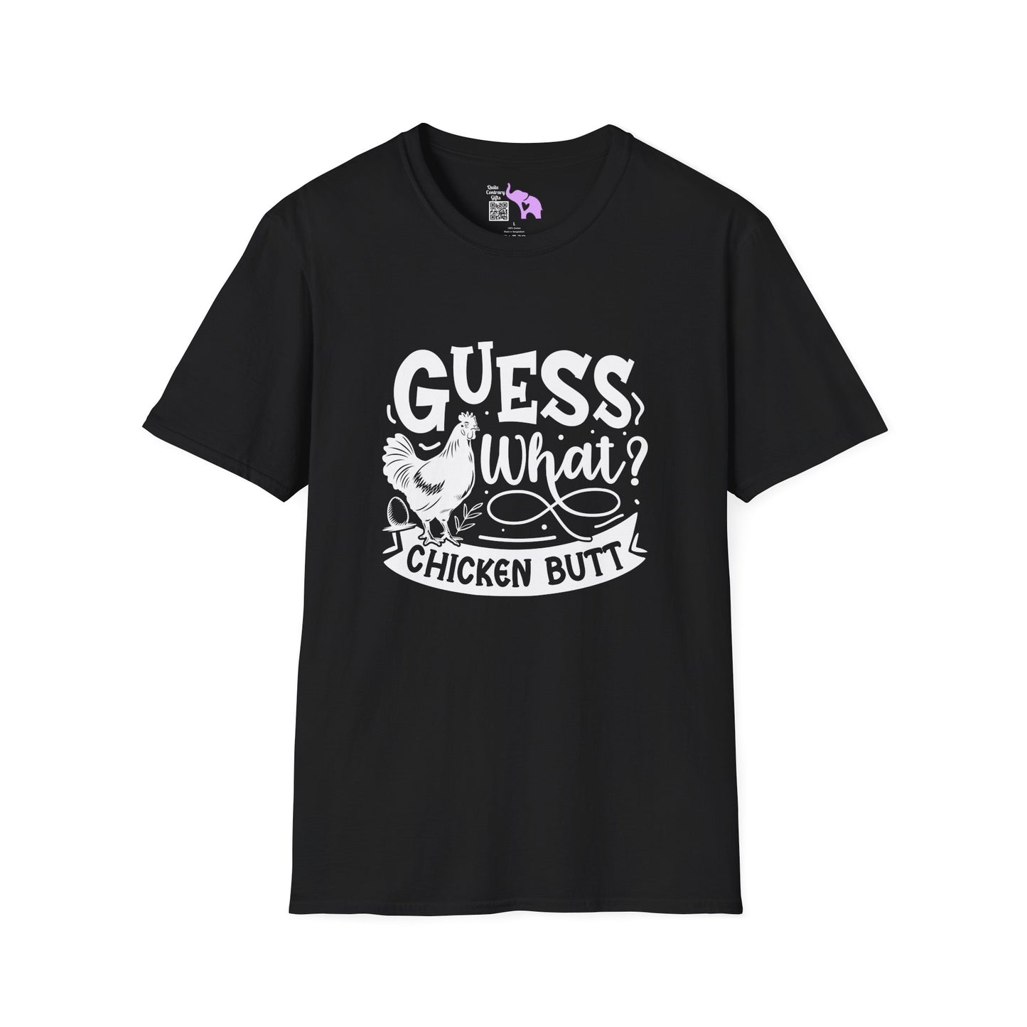 Guess What? Chicken Butt Adult T-shirt