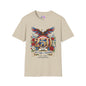 Bald Eagle & Flowers 250 Years of Freedom 1776-2026 Anniversary Adult T-shirt