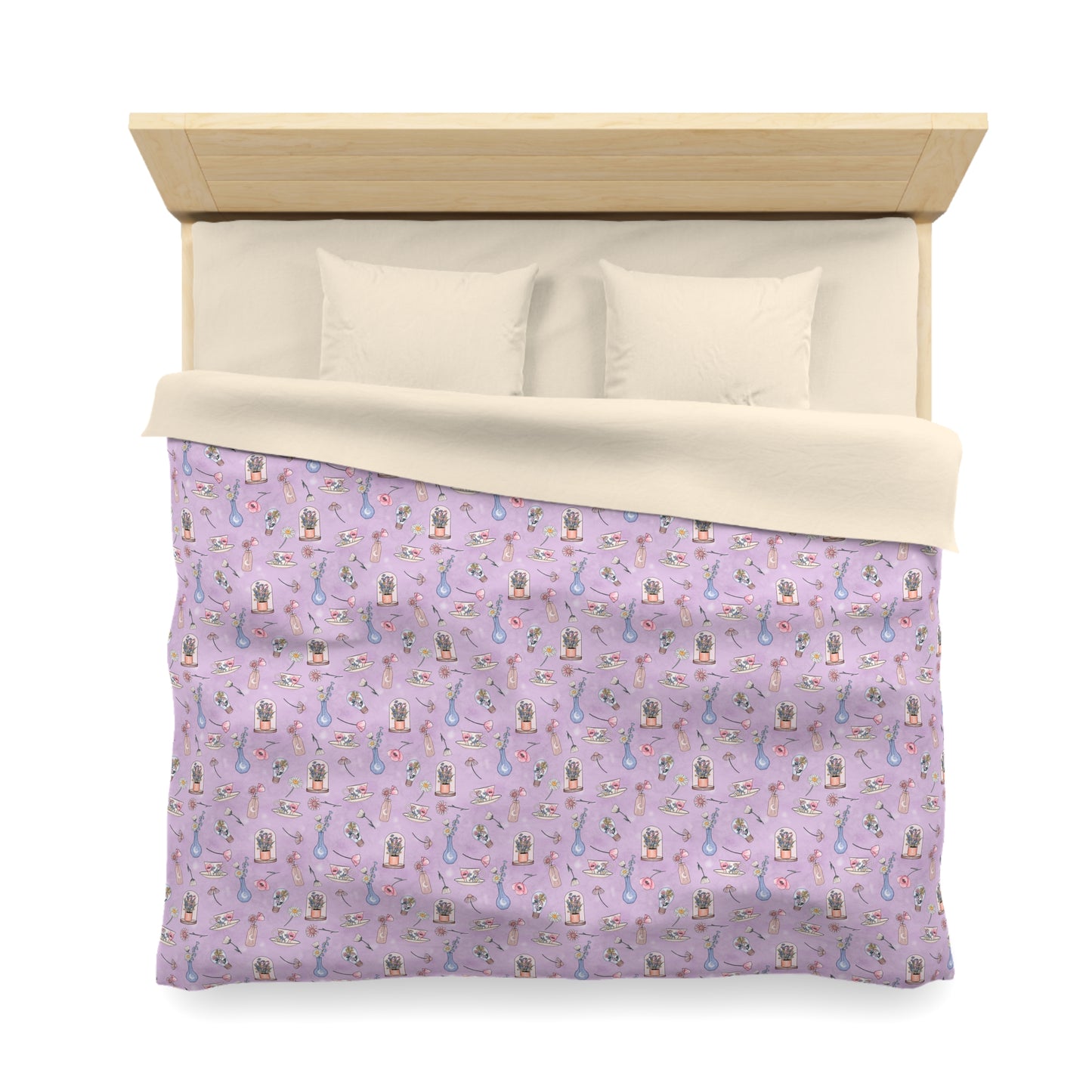 Lilac Meadow Keepsakes Microfiber Duvet Cover