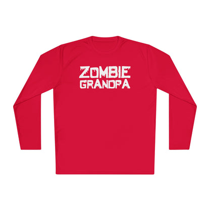 ""Zombie Grandpa Adult Long Sleeve Tee