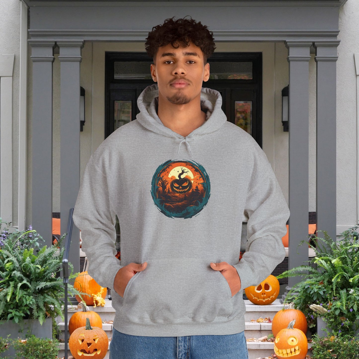 Midnight Carve Heavy Blend™ Hooded Sweatshirt