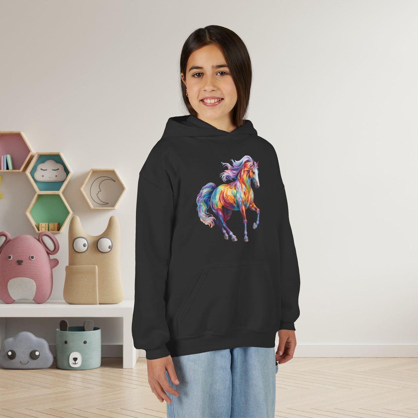Dreamscape Stallion Youth Heavy Blend Hoodie