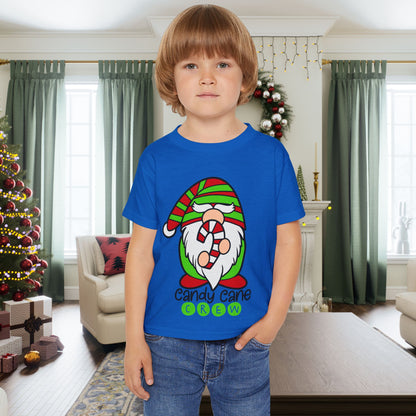 Candy Cane Crew Gnome Heavy Cotton™ Toddler T-shirt