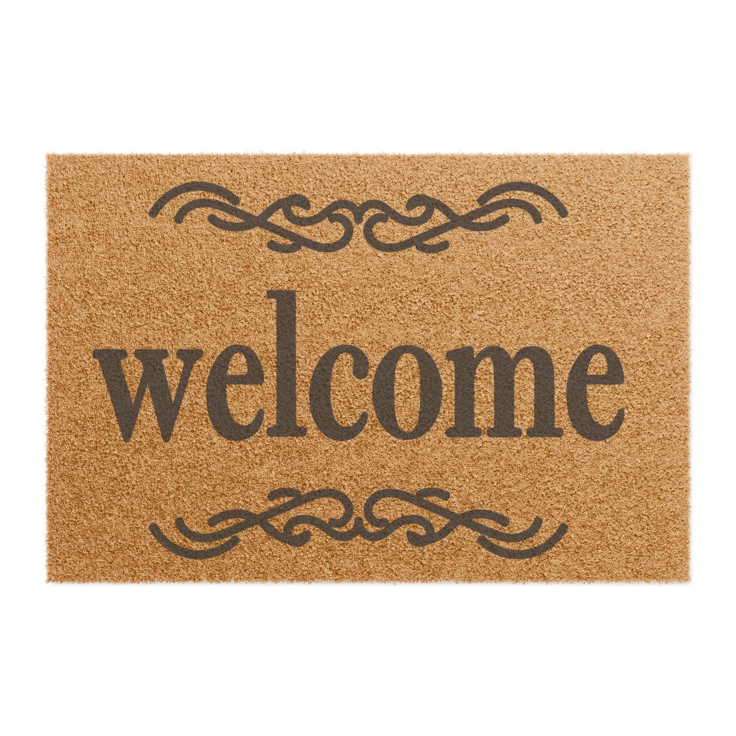 Welcome 2 (Simple) Coconut Fiber Doormat