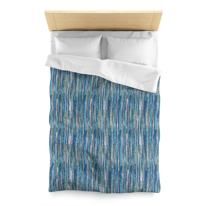 Ocean Drizzle Microfiber Duvet Cover