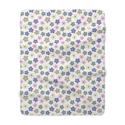 Earthbound Blooms Fleece Blanket