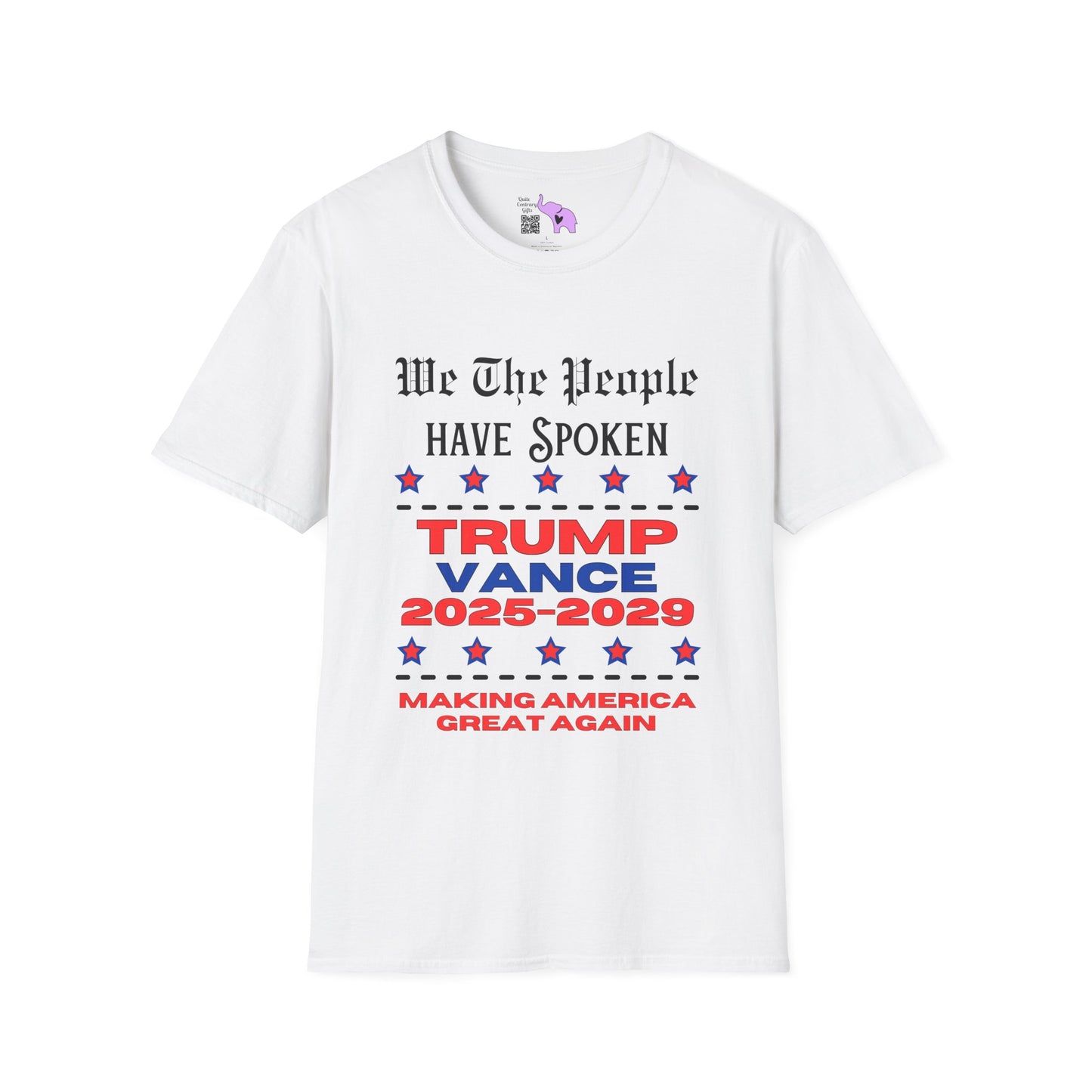 We The People Have Spoken Trump/Vance 2025-2029 Adult T-shirt