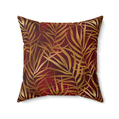 Crimson Palm Veil Basic Bedding Set