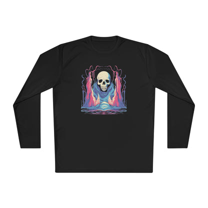 Creepy Ghost 2 Adult Long Sleeve Tee