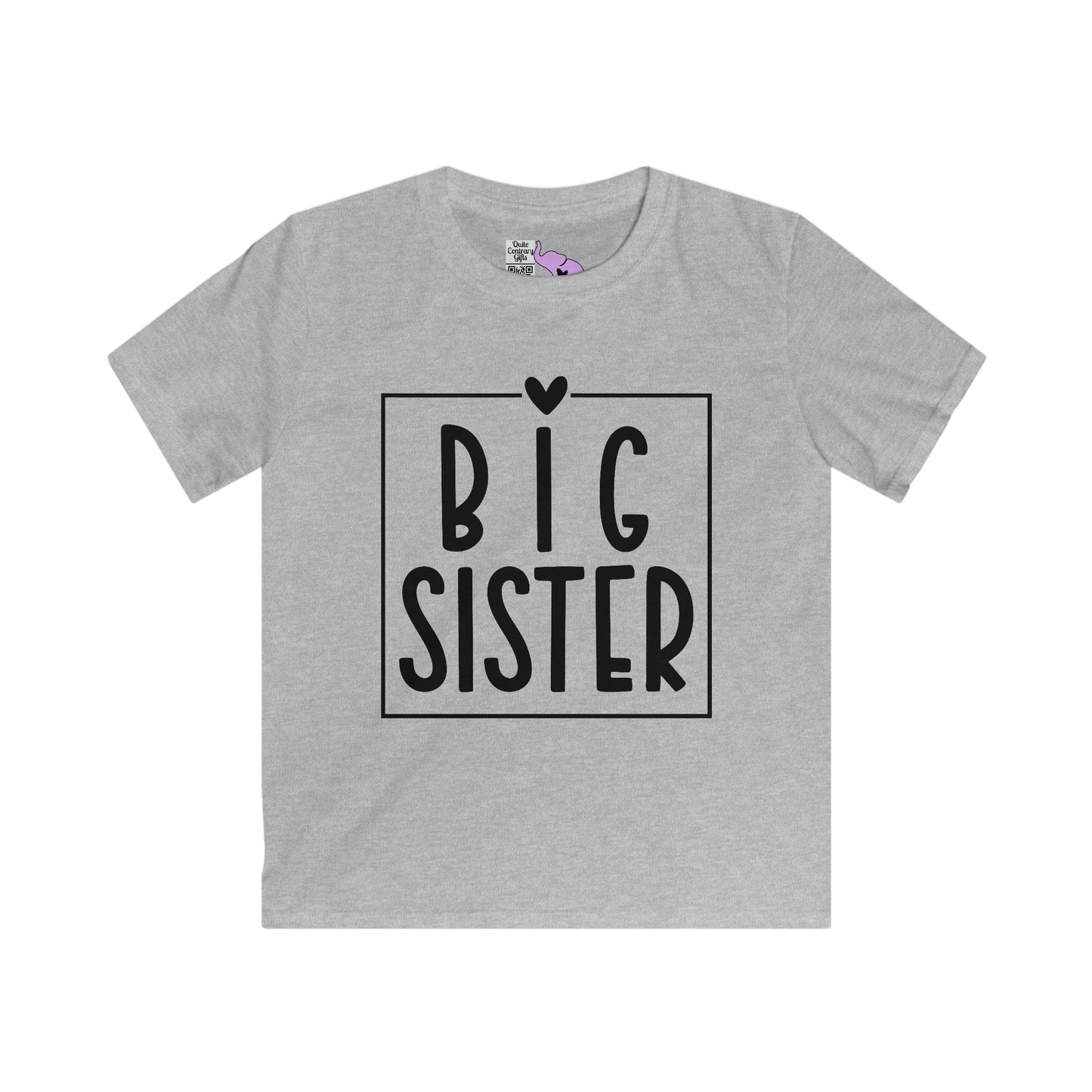 Big Sister (Heart/Box) Youth Softstyle Tee