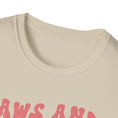 Paws And Enjoy The Little Things Adult T-shirt