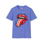 Party in the USA (Tongue) Adult T-shirt