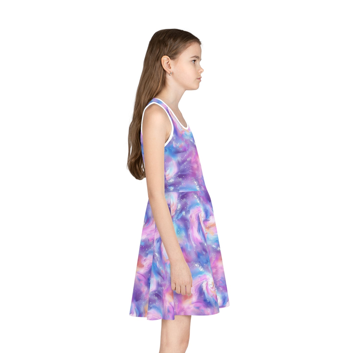 Fairy Floss Sky Girls' Sleeveless Sundress