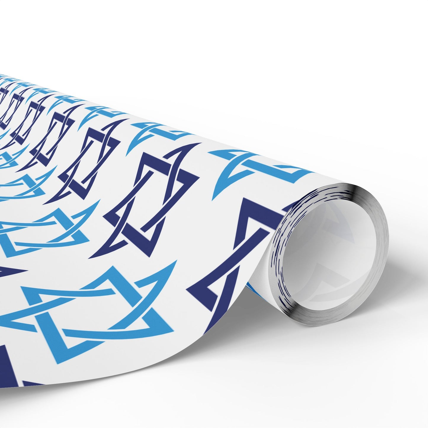 Star of David 2 Hanukkah Wrapping Paper