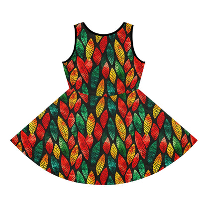 Festival Fire Girls' Sleeveless Sundress