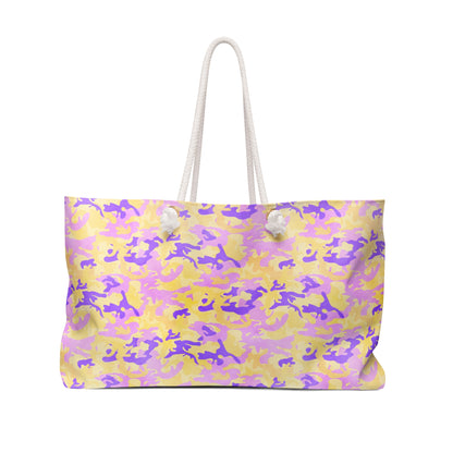 Peach Sorbet Camo Weekender Bag