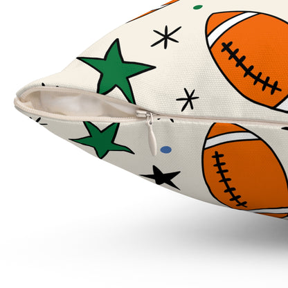 Touchdown Stars Throw Pillow
