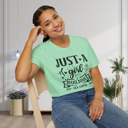 Just A Girl Boss Building Her Empire Adult T-shirt
