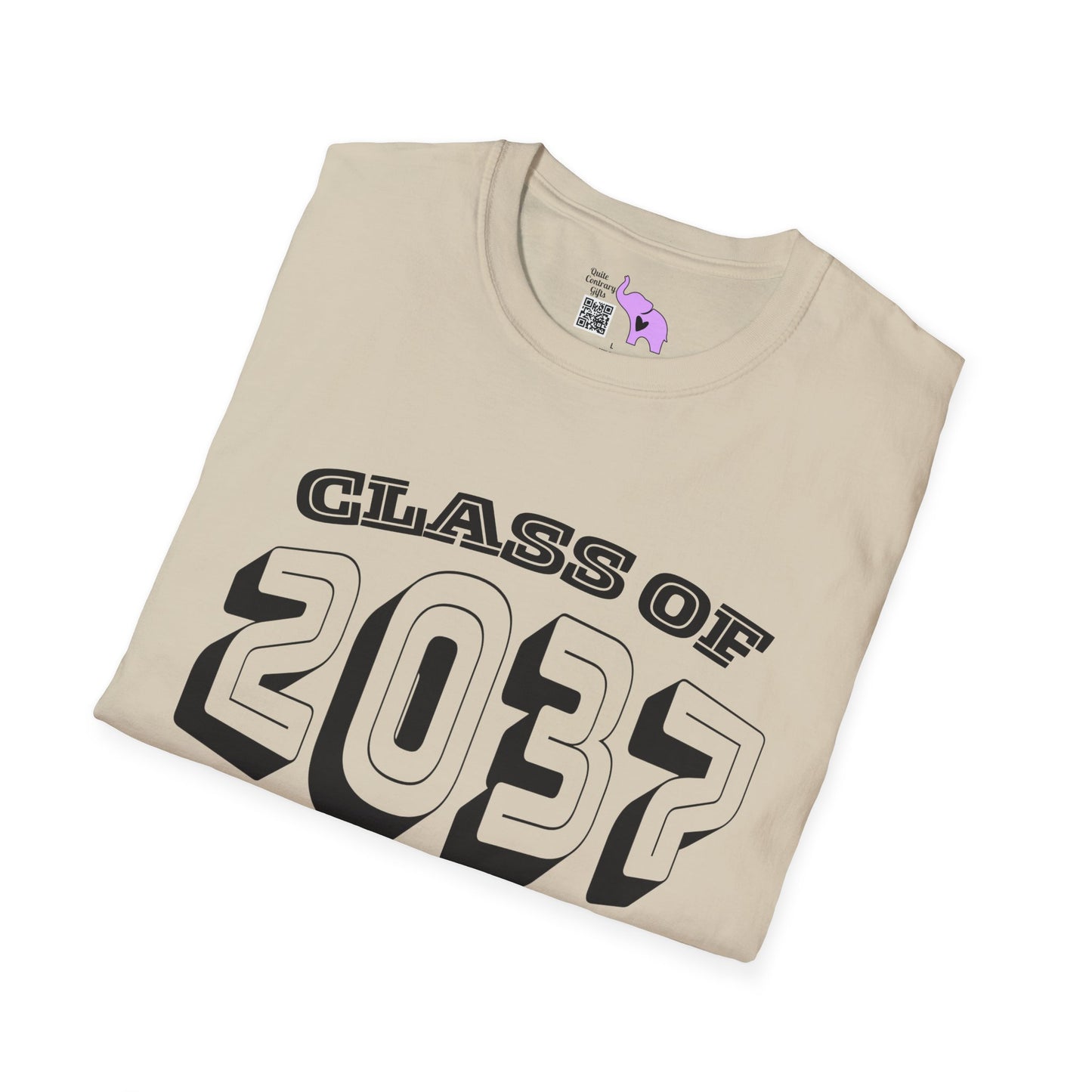Class of 2037 Unisex Tshirt for 2025/26 First Graders