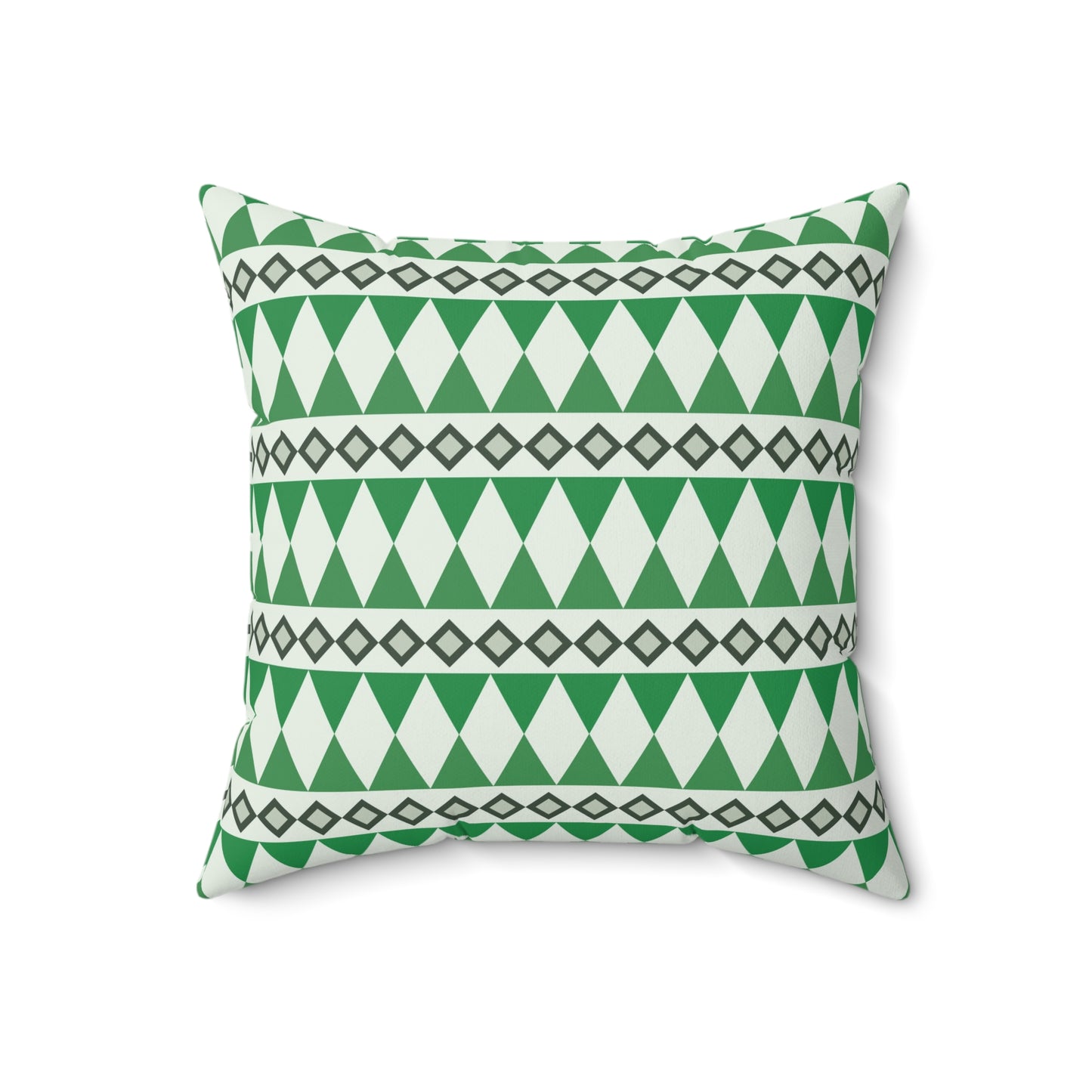 Moss Cairn Stripes Throw Pillow
