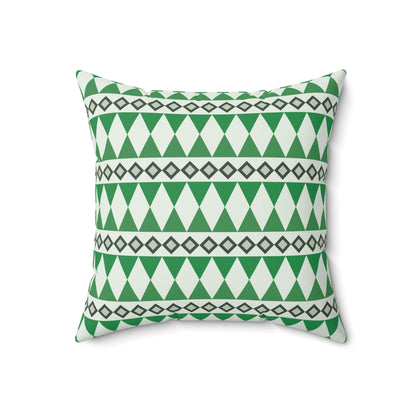 Moss Cairn Stripes Throw Pillow