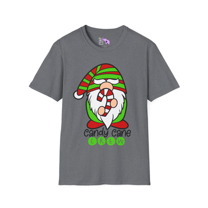 Candy Cane Crew Gnome Adult T-shirt