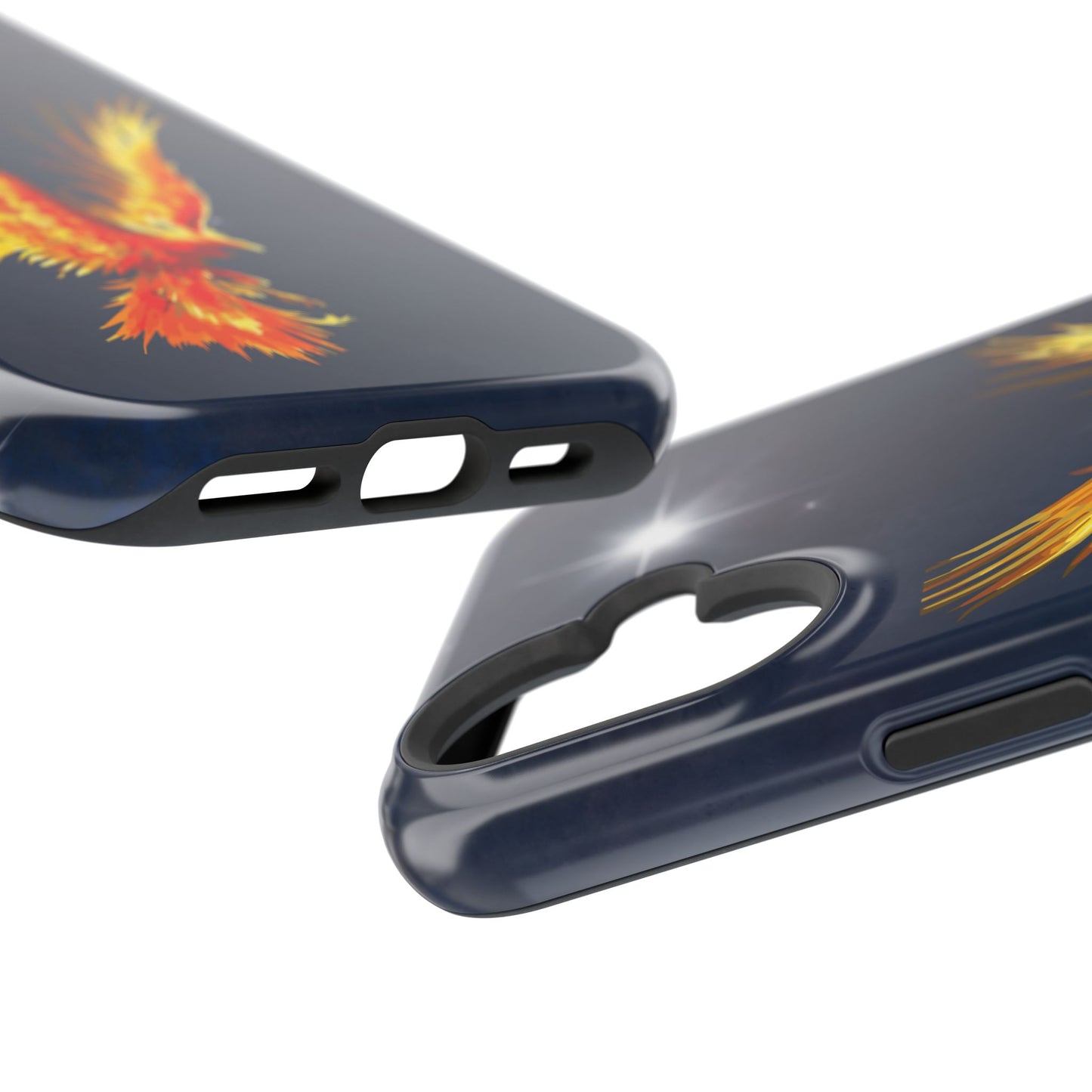 Phoenix Over Nebula MagSafe® Compatible Tough Case for iPhone