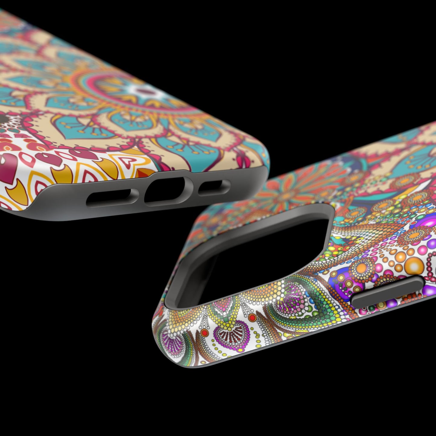 Colorful Mandala MagSafe® Compatible Tough Case for iPhone