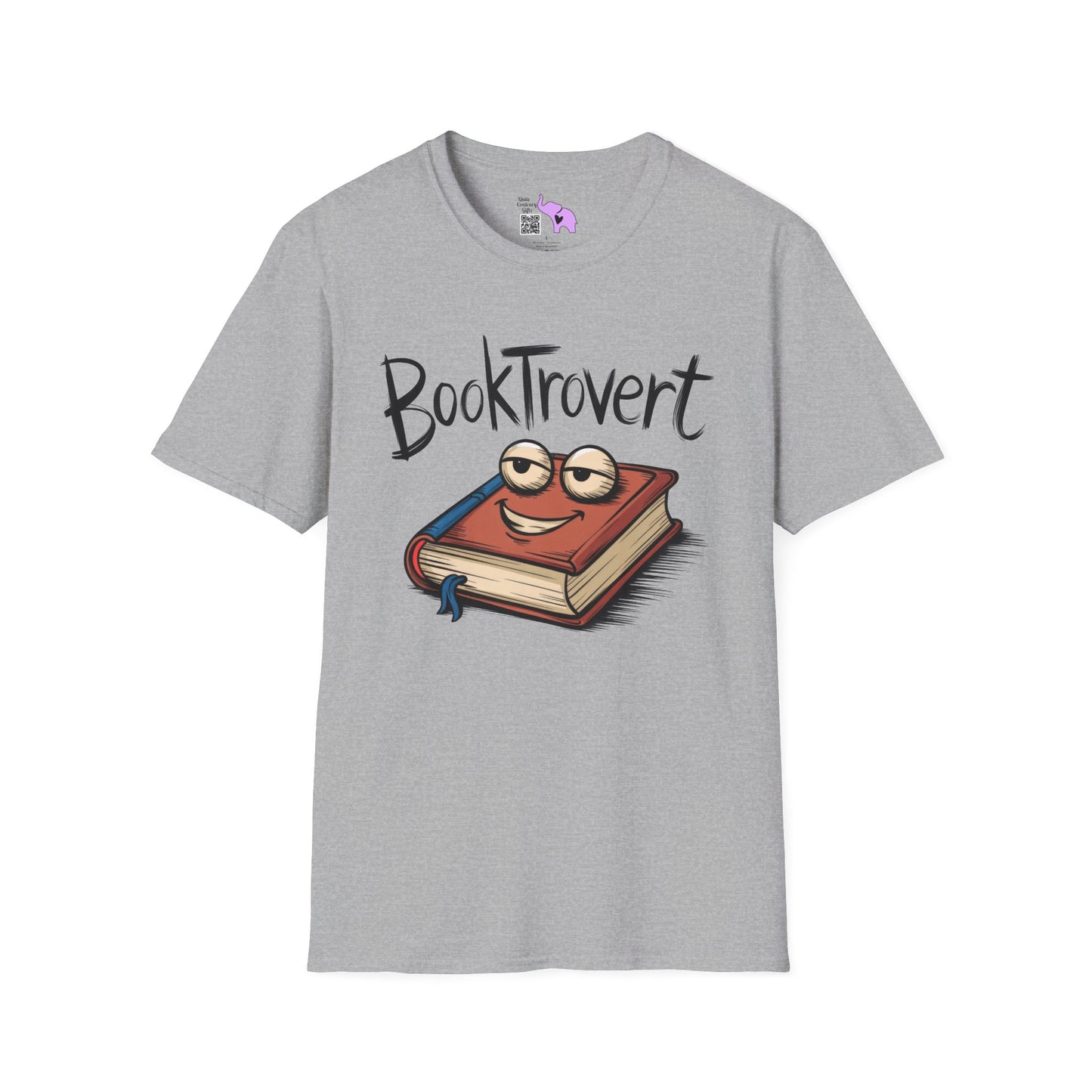 Booktrovert(Cartoonish Book) Adult T-shirt
