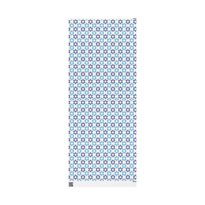 Star of David 2 Hanukkah Wrapping Paper