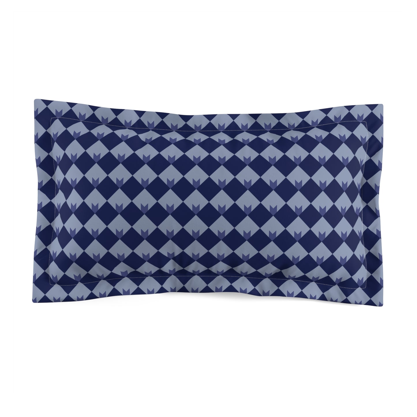 Diamond Bloom-Navy & Periwinkle Basic Bedding Set