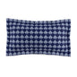 Diamond Bloom-Navy & Periwinkle Microfiber Pillow Sham