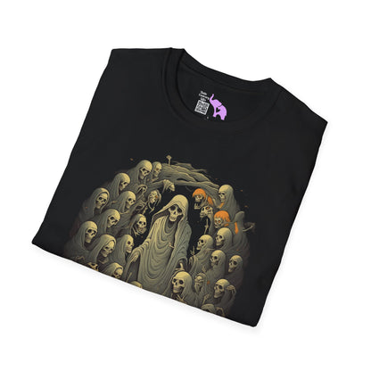 Creepy Ghost 16 Adult T-shirt