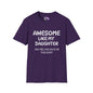 Awesome Like My Daughter Adult T-shirt