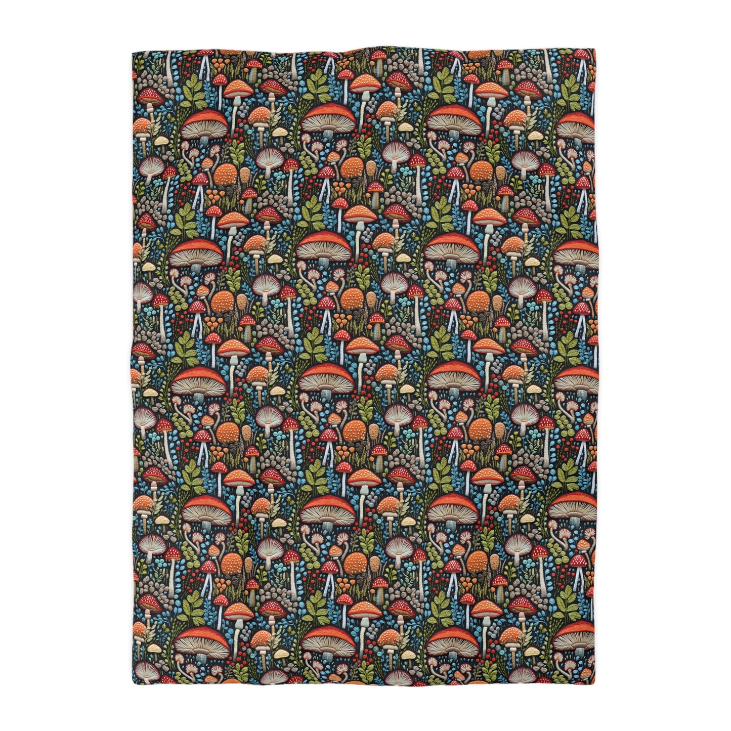 Shroom Bloom Microfiber Duvet Cover