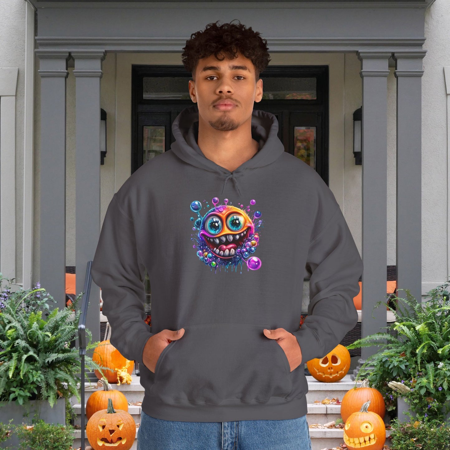 Bubbly Monster Heavy Blend™ Hooded Sweatshirt