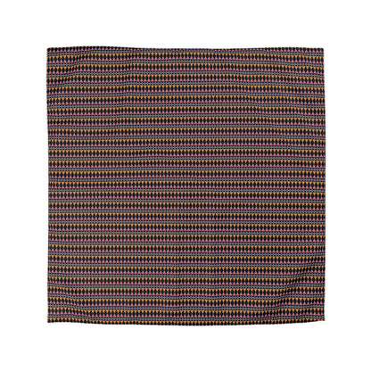 Midnight Clay Cairn Stripes Microfiber Duvet Cover