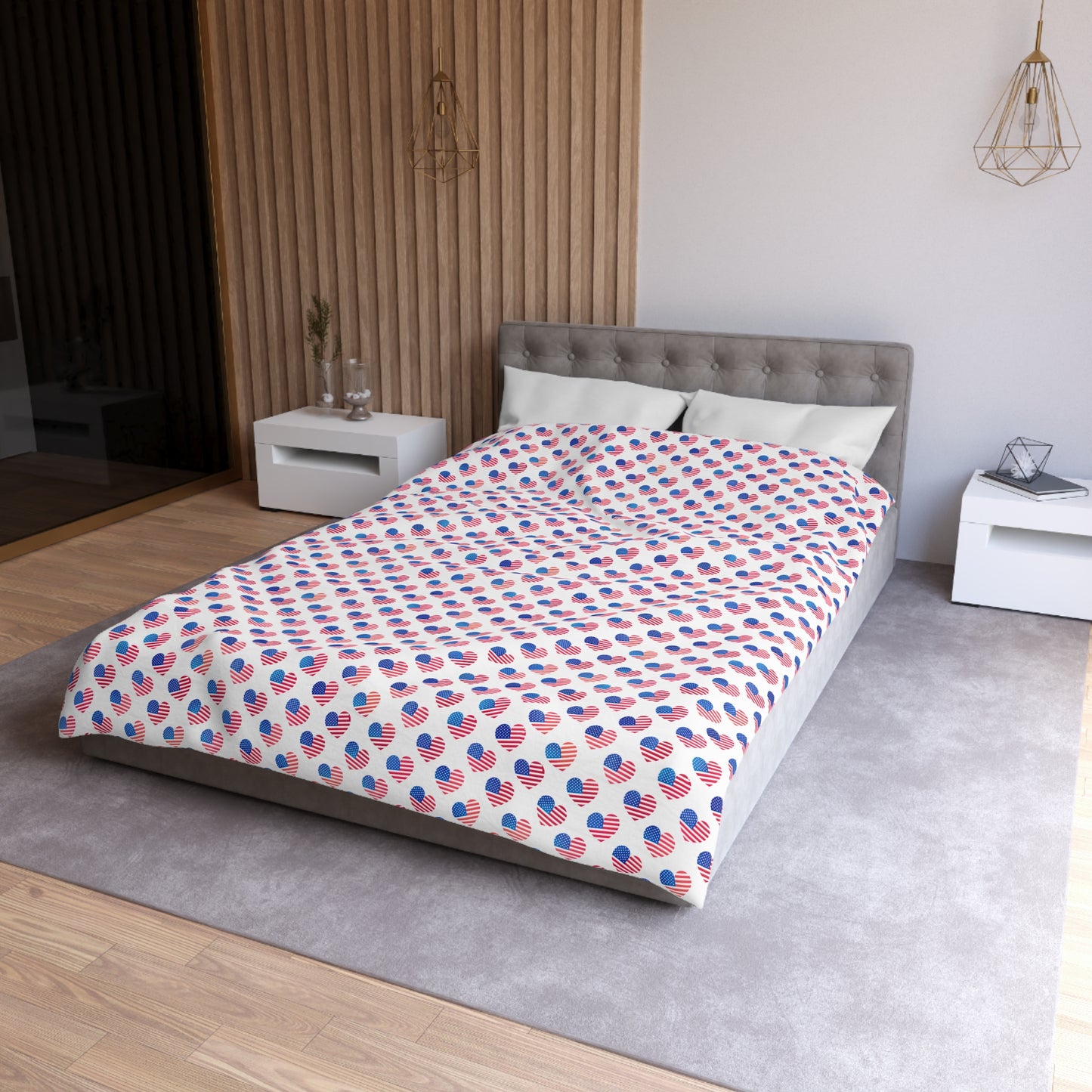 Hearts of Freedom Duvet Bedding Set