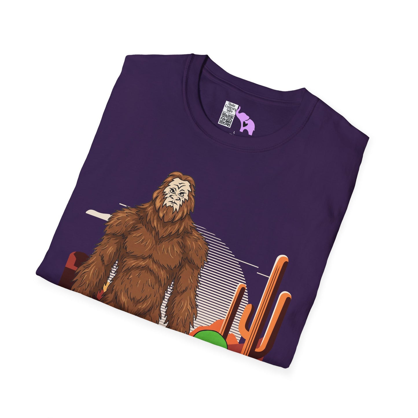 Bigfoot & Alien Adult T-shirt