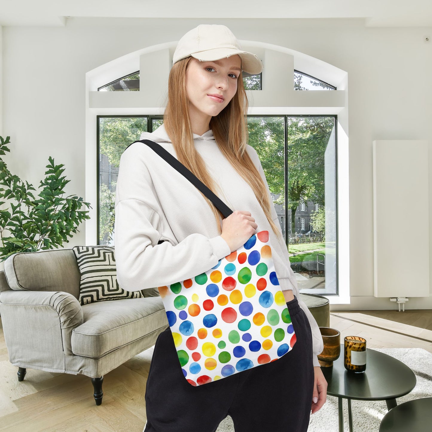 Dottie Jubilee Canvas Tote Bag